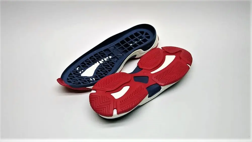 Detail einer Sneaker Sohle